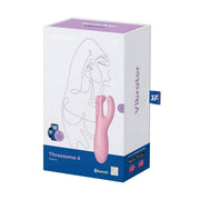 Confezione vibratore rosa Threesome 4 Satisfyer con app Bluetooth