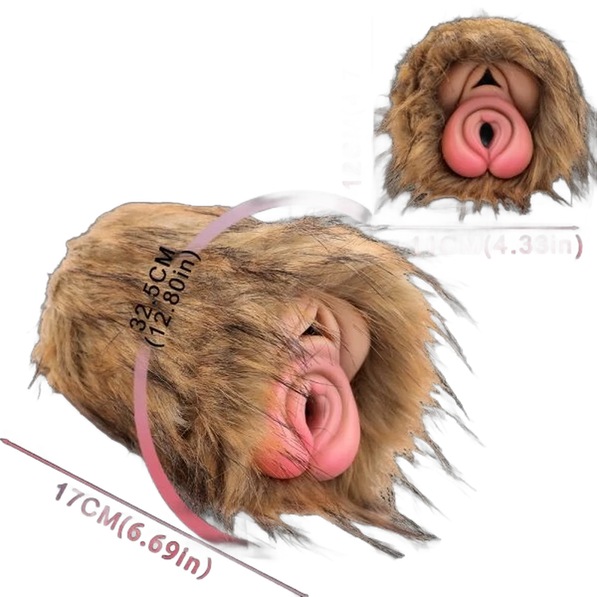 Tiger Fantasy Animal Pussy Toy For Men masturbating, Furry Masturbator