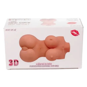 Scatola prodotto GoReal LIFELIKE SKIN 3D con immagine torso donna e logo rosso