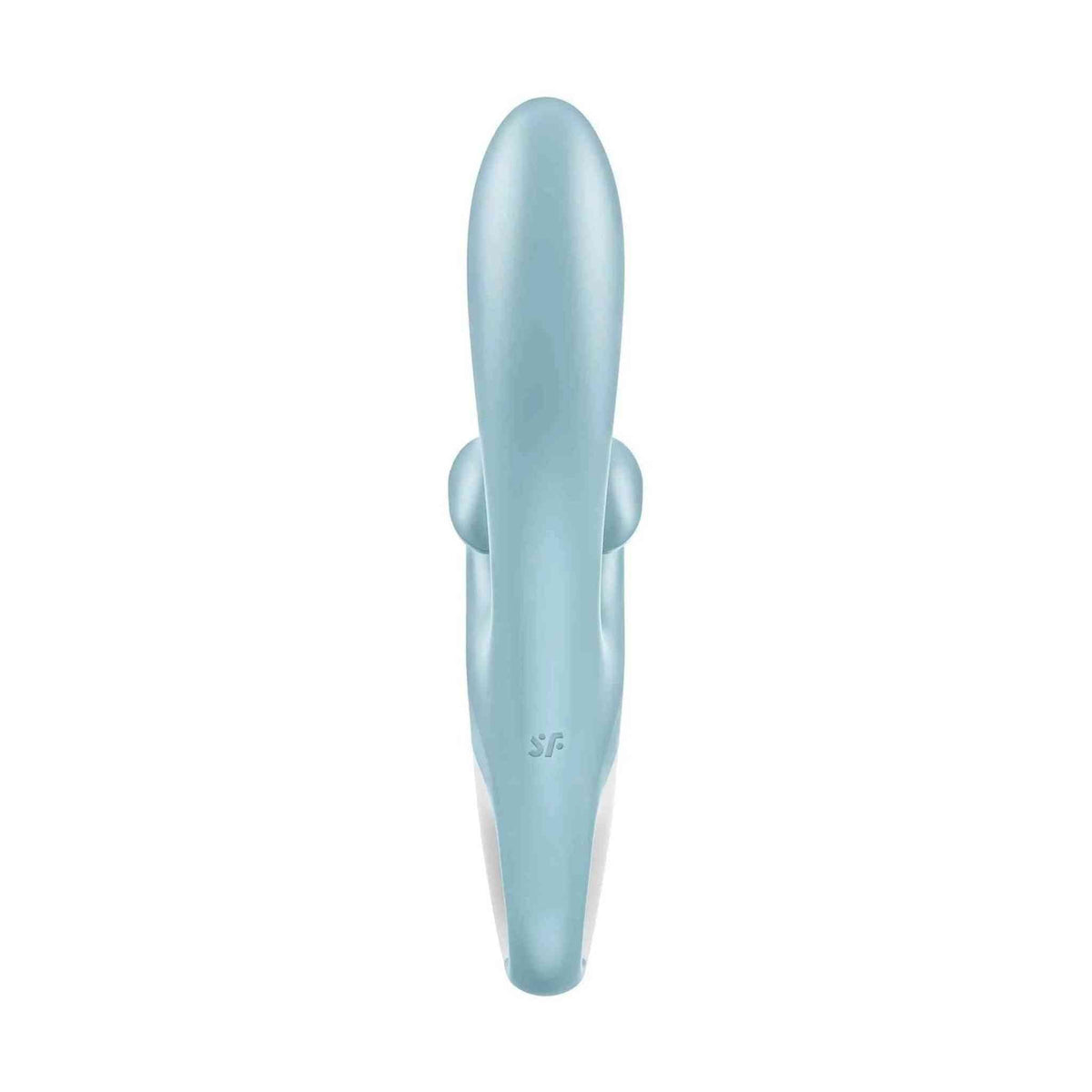 Satisfyer Touch Me vibratore a coniglio blu chiaro vista frontale