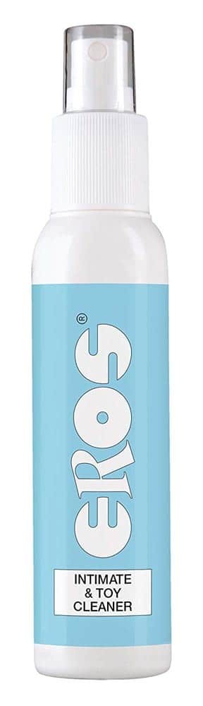 Detergente intimi Eros alcohol-free, pulizia sicura per accessori e giocattoli, design minimalista