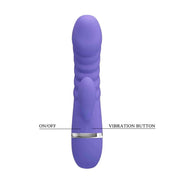 Tracy Vibratore Rabbit in Silicone Super Soft con 7 modalità di vibrazione - Lilla