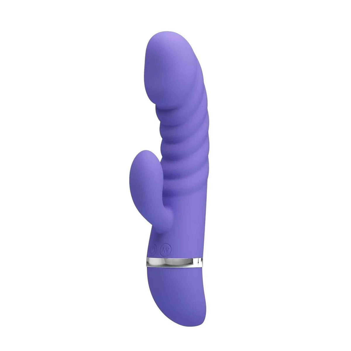Tracy Vibratore Rabbit in Silicone Super Soft con 7 modalità di vibrazione - Lilla