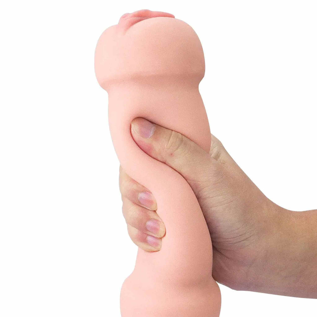 Training Master Double Side Stroker Pussy and Mouth Flesh