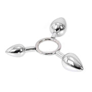 Triple O Anal plug device - Ø 2.7 cm, 3.4 cm, 4.1 cm