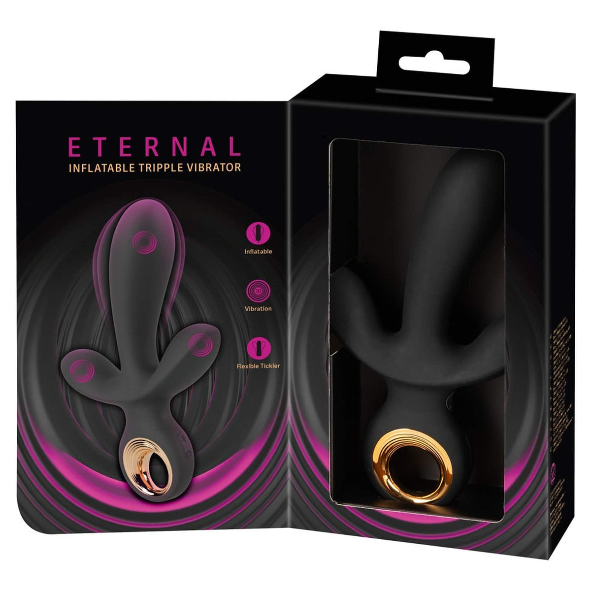 Triplo Vibratore Rabbit Gonfiabile