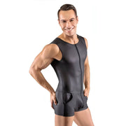Tuta Sexy Uomo a Giromanica e Gambe Scoperte
