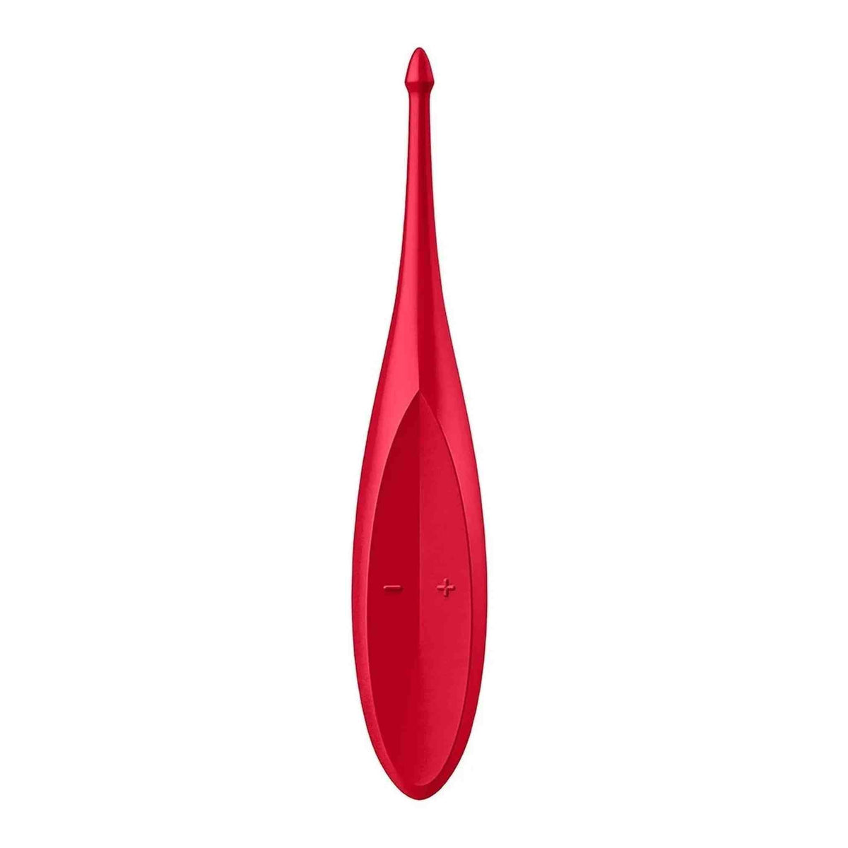 Vibratore Satisfyer Twirling Fun rosso posteriore con simboli controllo
