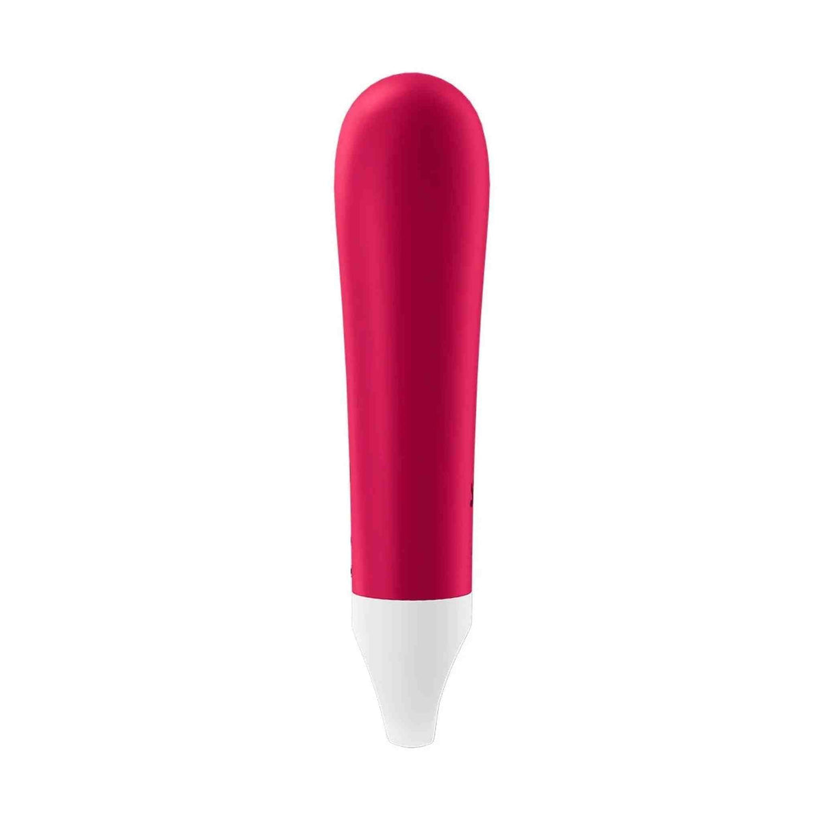 Vibratore Satisfyer Ultra Power Bullet 1 rosso con base bianca e finitura opaca