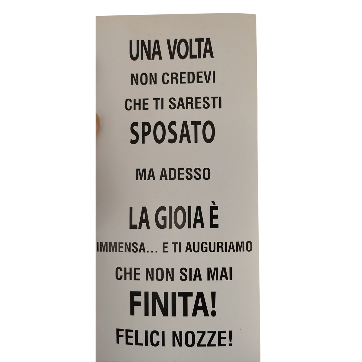 Una Volta Sposato