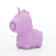 Vibratore clitorideo Unihorn Karma Lilac profilo laterale unicorno superficie morbida