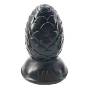 Dildo pigna nero su base nera inciso FAAK