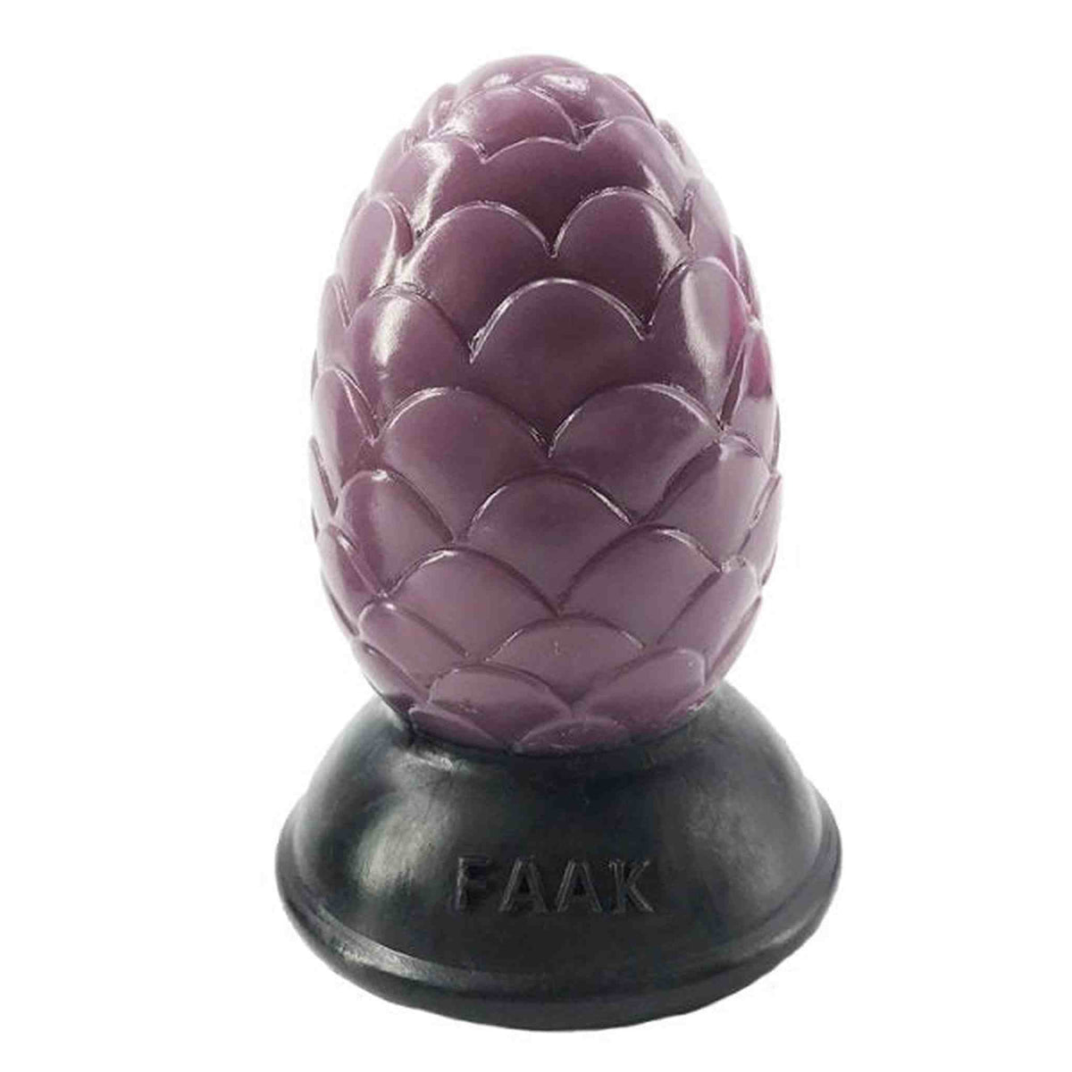 Dildo pigna viola scuro texture scaglie base FAAK