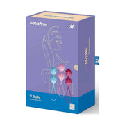 Confezione set palline Kegel V Balls Satisfyer con varianti slim e advanced