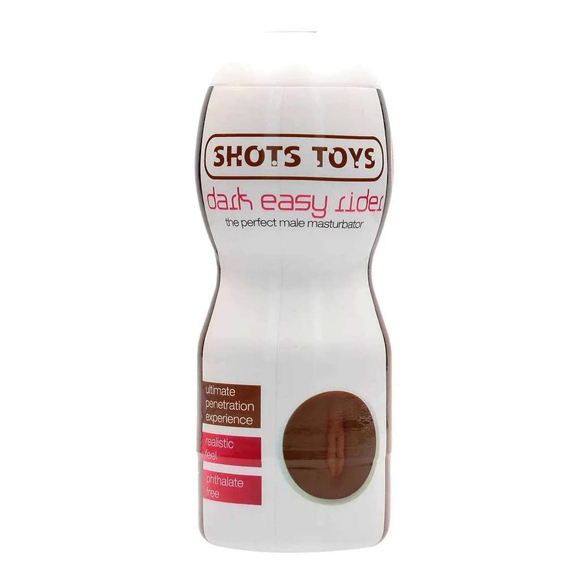 Masturbatore ergonomico Dark Easy Rider Shots Toys senza ftalati