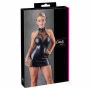 Confezione vestito sexy Cottelli PARTY scatola nera bordo rosa modella