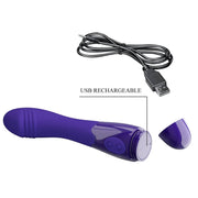 Vibratore Classico in Silicone con 30 modalità di vibrazione