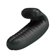 Vibratore DOPPIO da dita con stimolatore clitorideo