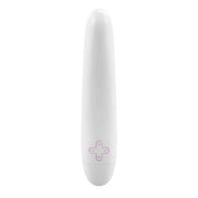 Vibratore Design OVO F7 - Bianco/Rosa