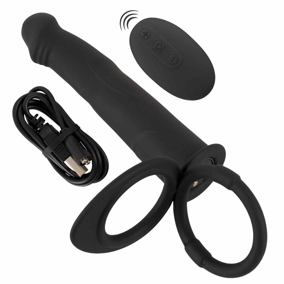 Vibratore Doppia Penetrazione con Comando Wireless