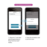 App vibratore join stanza codice invito multiplayer istruzioni