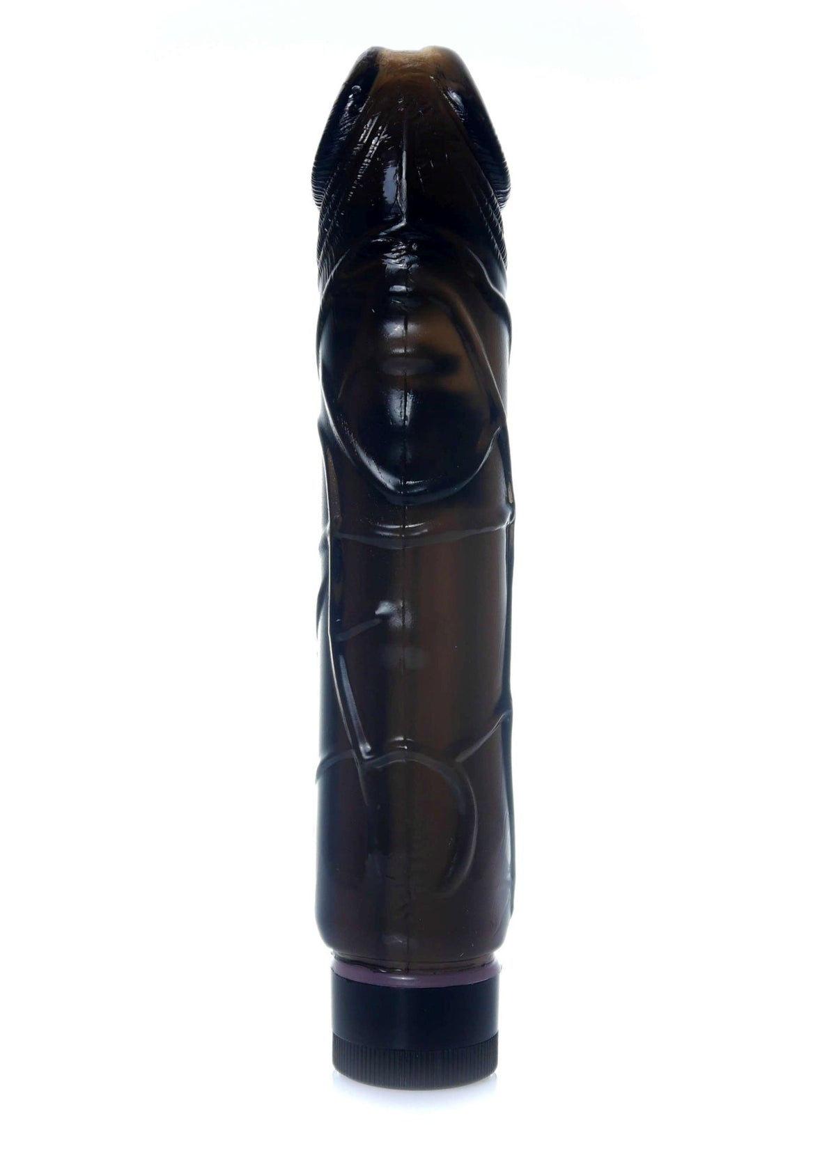 Vibratore Nero in Jelly 22 cm