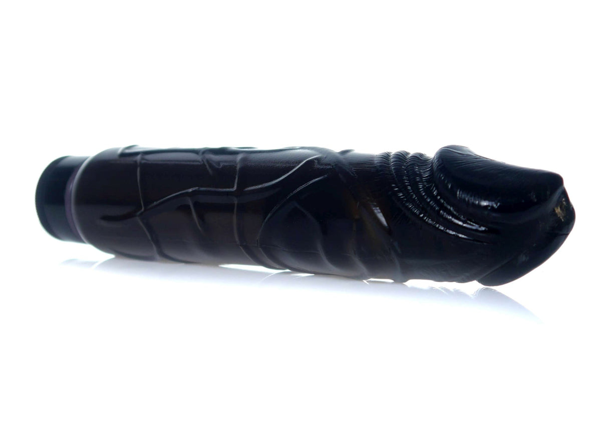 Vibratore Nero in Jelly 22 cm
