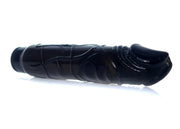 Vibratore Nero in Jelly 22 cm