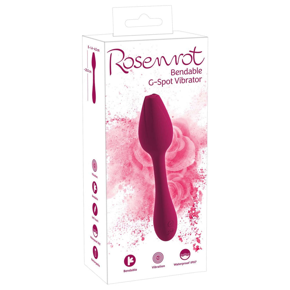 Vibratore Punto-G Bendable in Silicone