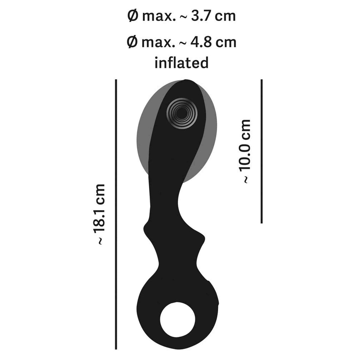 Vibratore Punto G in Silicone Gonfiabile