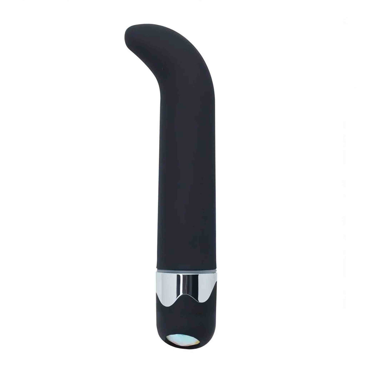 Vibratore Punto G in silicone 15 cm - Multispeed, Nero