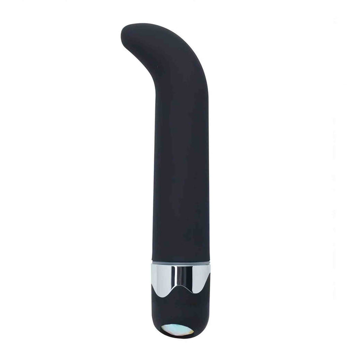 Vibratore Punto G in silicone 15 cm - Multispeed, Nero