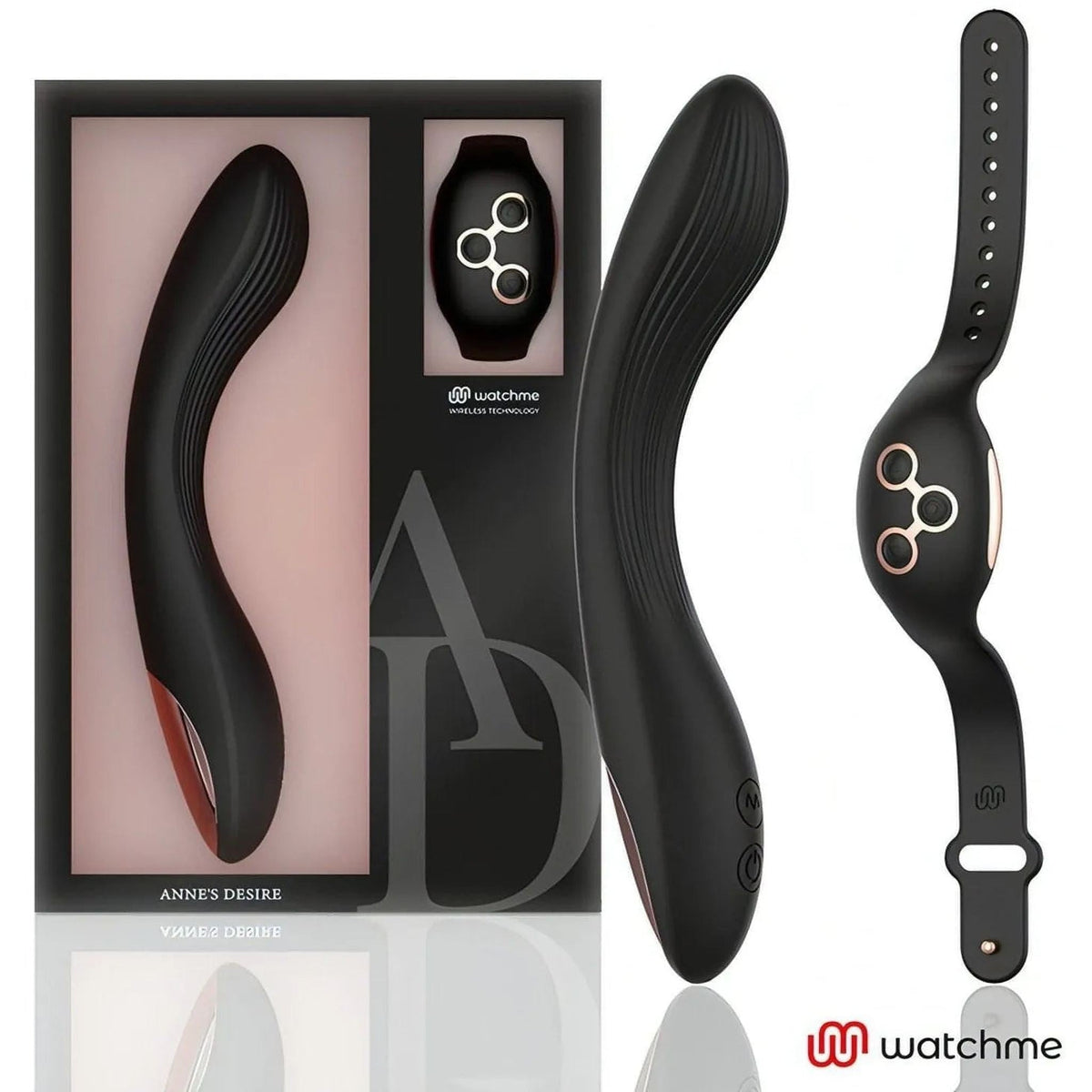 Confezione vibratore punto G wireless con smartband incluso marca Anne's Desire
