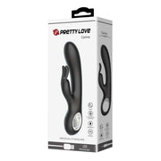 Scatola confezionamento vibratore rabbit Carina Pretty Love con icone funzioni