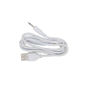 Cavo di ricarica bianco USB a spina da 3,5 mm per vibratore Carina