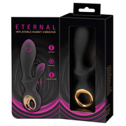 Confezione aperta vibratore a coniglio gonfiabile Eternal con finestra trasparente