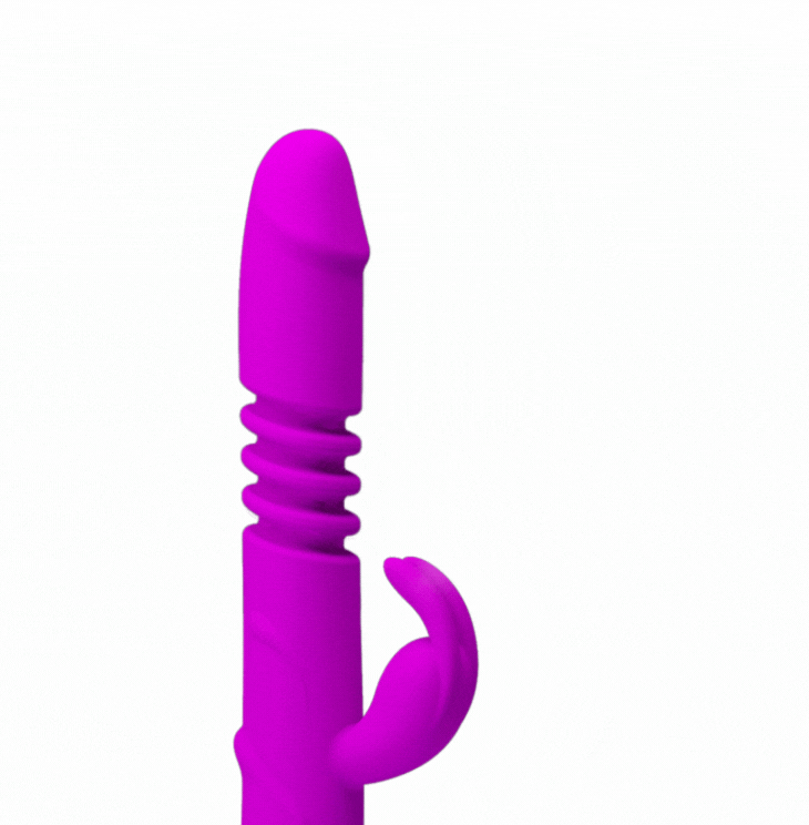 Vibratore Rabbit con Spinta e Rotazione