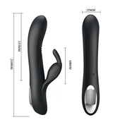 Vibratore Rabbit in Silicone Con Vibrazione e Tickling