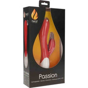 Scatola nera vibratore rabbit Heat Passion ricaricabile con finestra trasparente