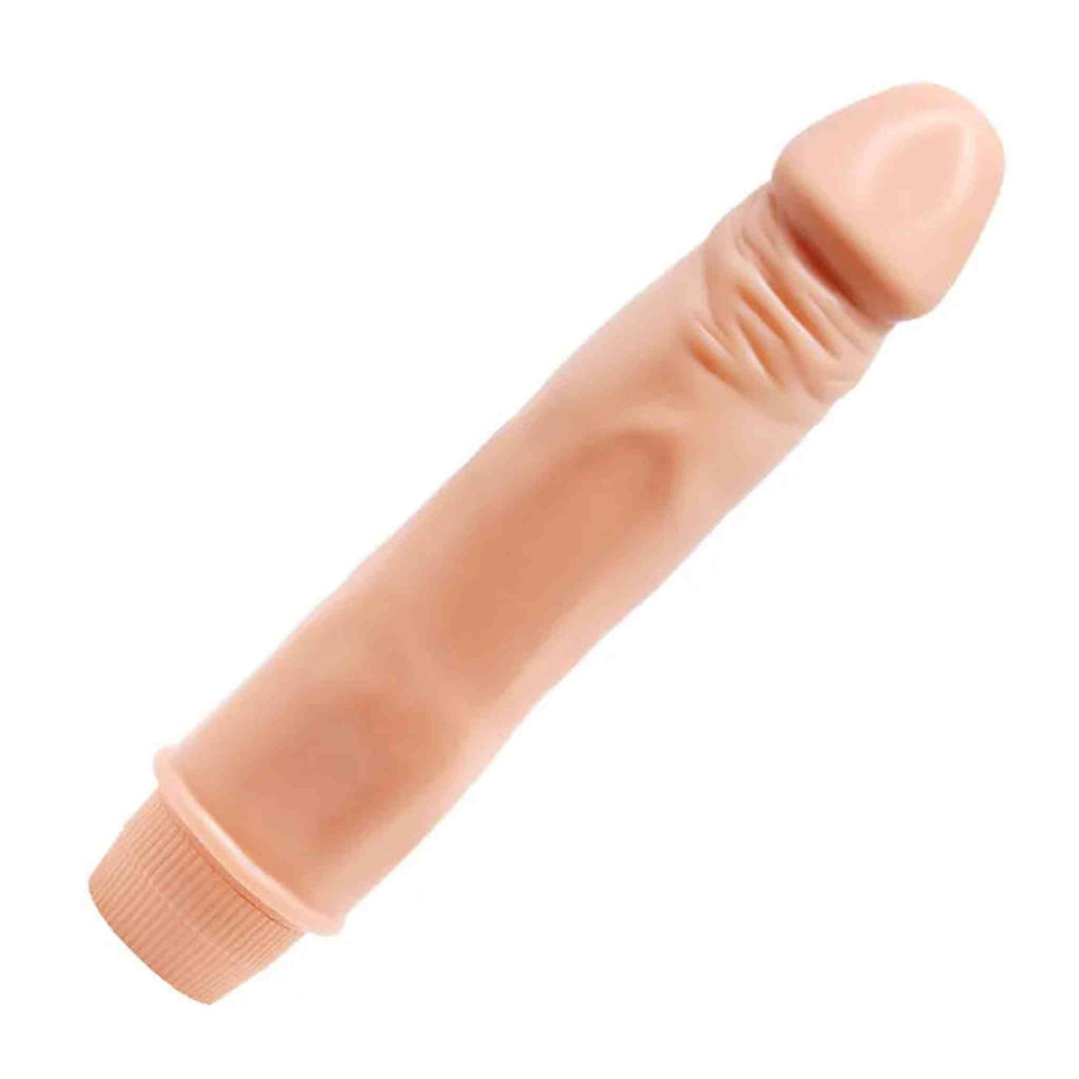 Vibratore realistico Barbara Dwarf base rigata per presa sicura