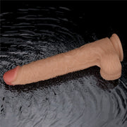 Vibratore Realistico con Pene e Testicoli 11″