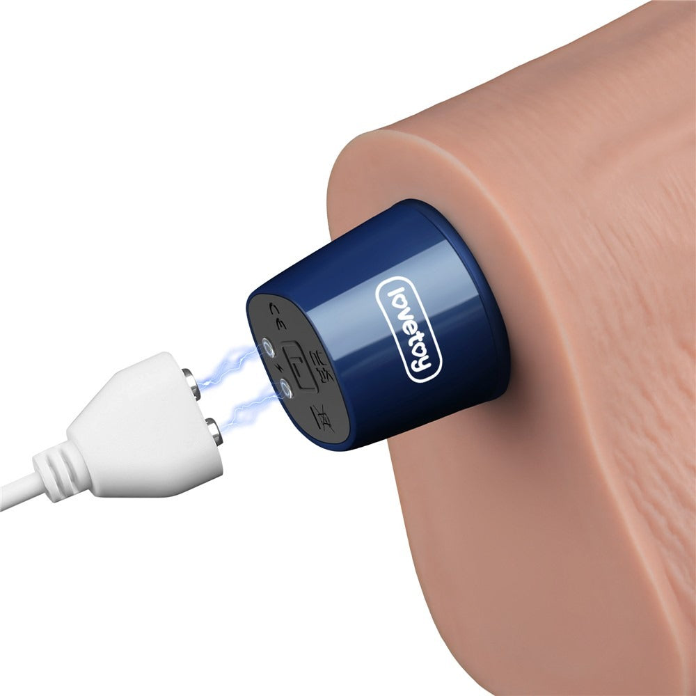Vibratore Realistico con Testicoli 25.3 cm