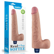Vibratore Realistico con Testicoli 25.3 cm