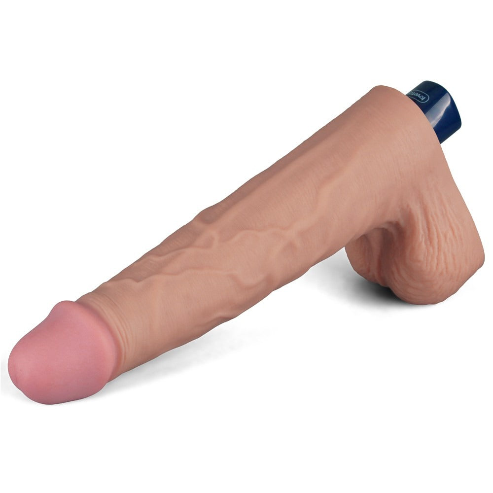 Vibratore Realistico con Testicoli 25.3 cm