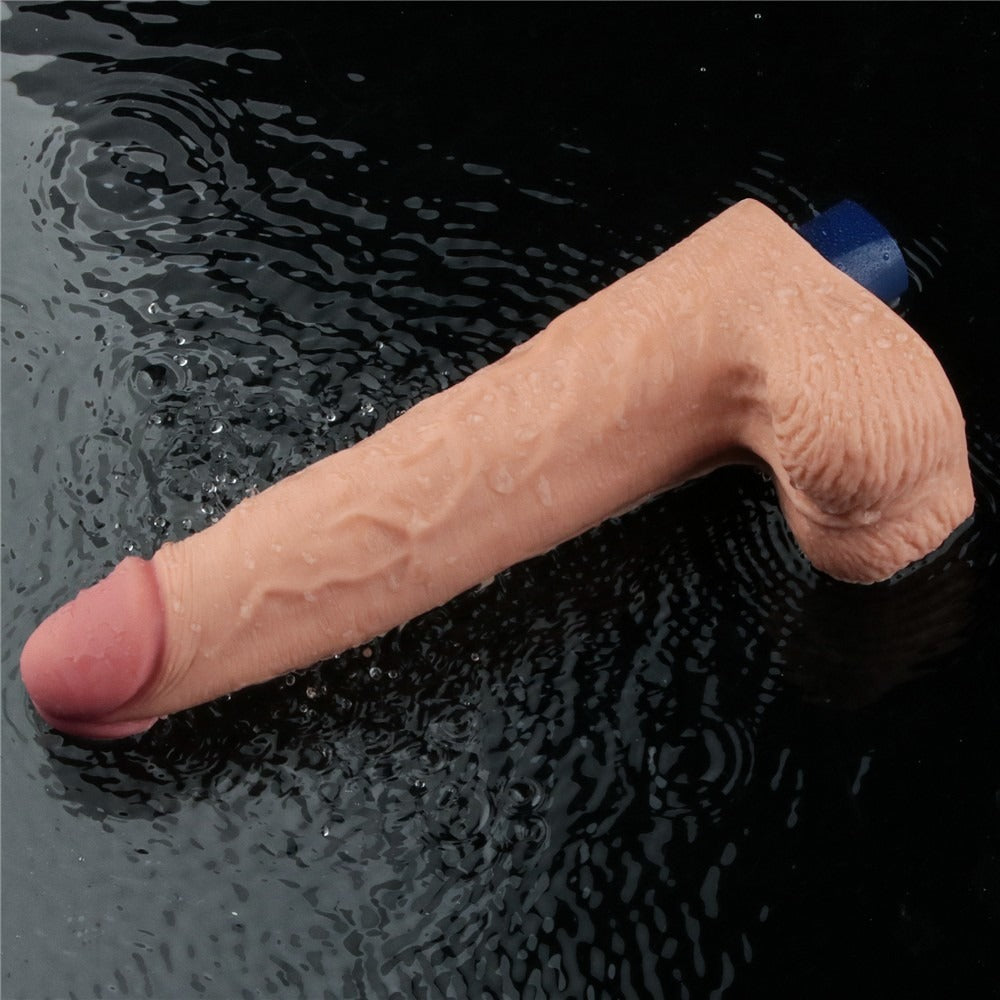 Vibratore Realistico con Testicoli 25.3 cm