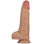 Vibratore Realistico con Testicoli e Ventosa 9″