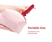 Vibratore portatile rosso in silicone morbido facile da trasportare in borsa