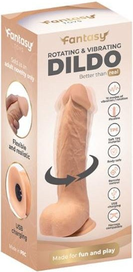 Vibratore Super Soft Con Ventosa 22 cm