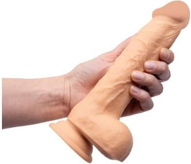 Vibratore Super Soft Con Ventosa 22 cm
