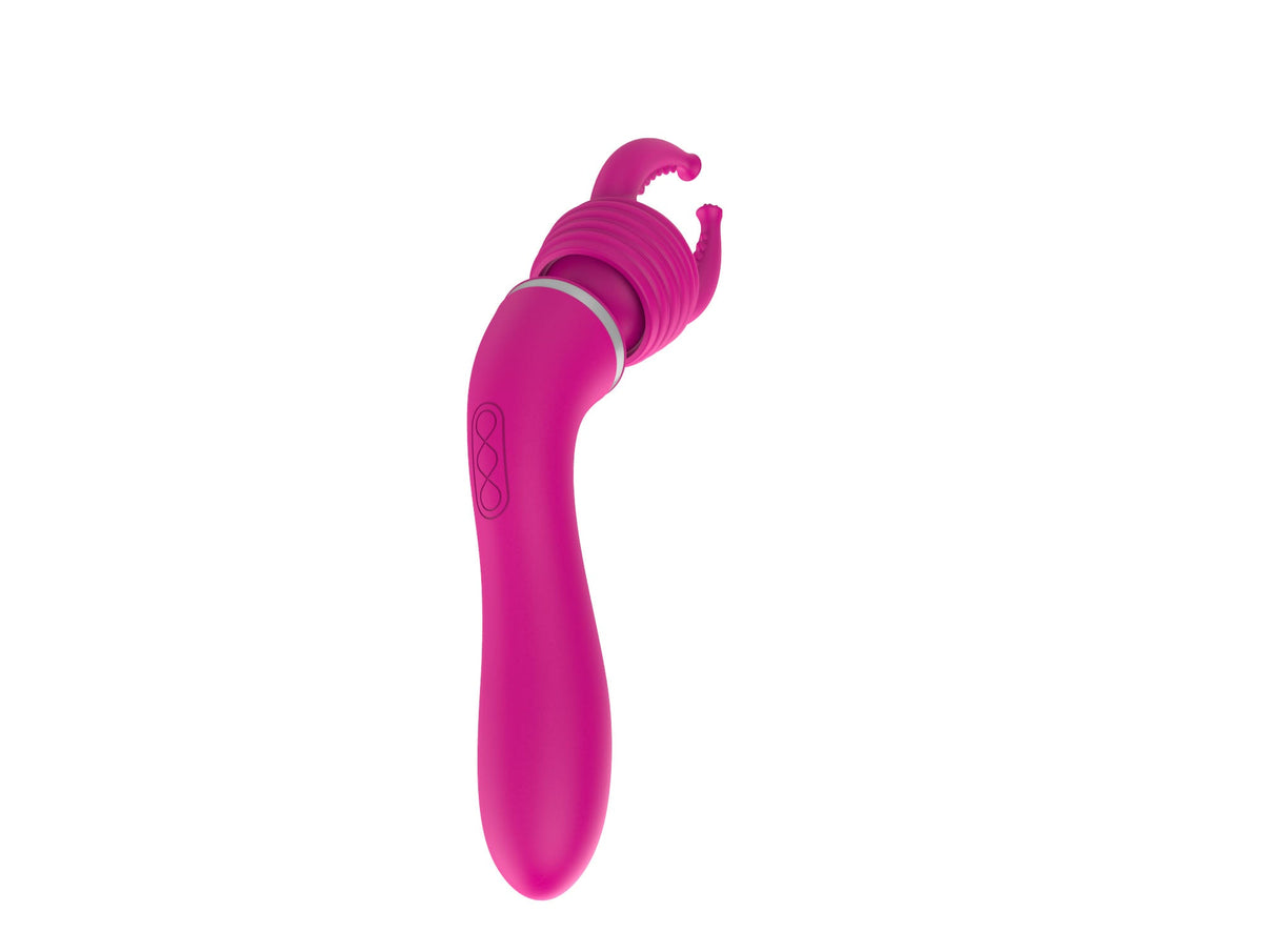 Vibratore Vaginale e Wand Clitorideo con Testina di Precisione